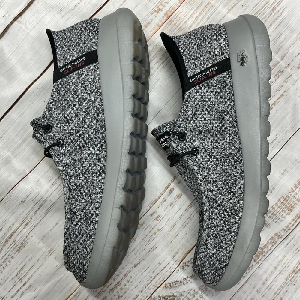 Skechers Go Walk gray slip-ins men’s size 11. - Picture 6 of 6